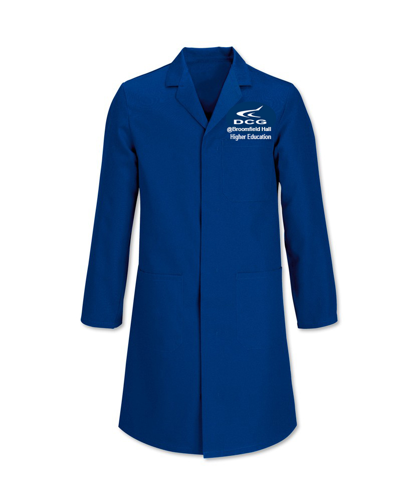 Royal blue deals lab coat